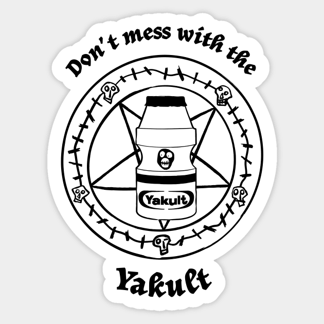 Don't Mess With The Yakult! Sticker by jessicasinclair